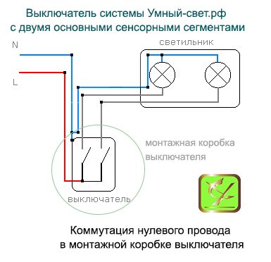 Установка двойного выключателя света