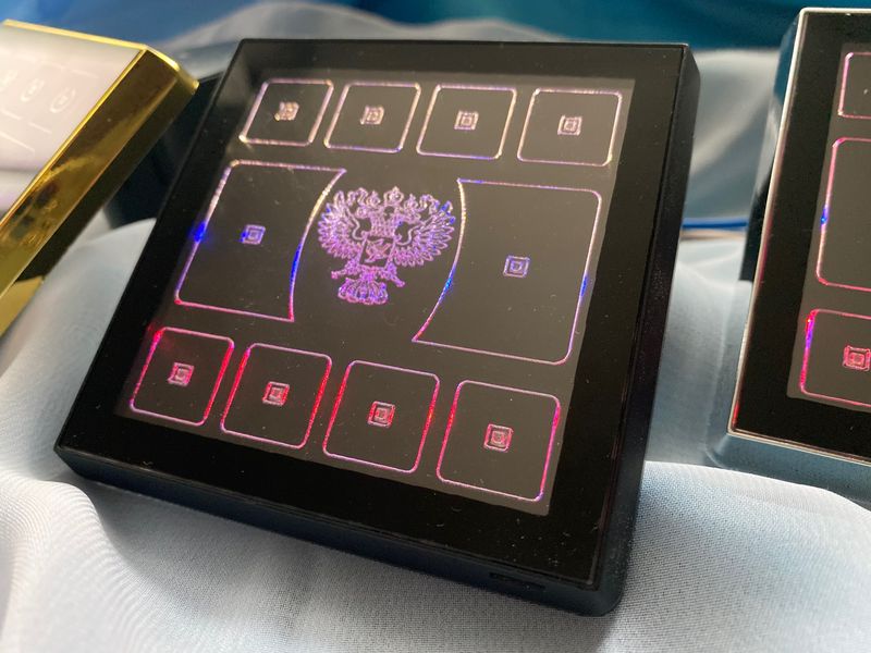 Черный выключатель света софт тач (black soft touch switch)