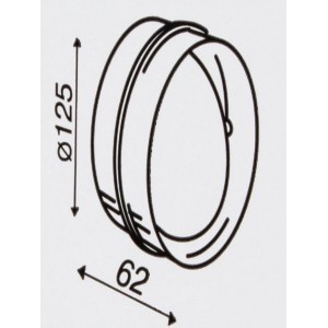 Клапан вентиляции с электроприводом для круглых воздуховодов D125. Умная вентиляция с WiFi и MQTT.