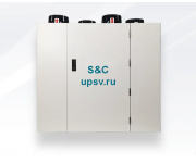Вертикальный рекуператор S&C SMART-HRV-F-250-500 с Bypass и нагревом wifi